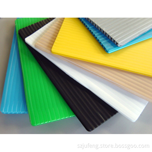 Reusable PP corrugated sheet for Construction protection/Packing/Printing